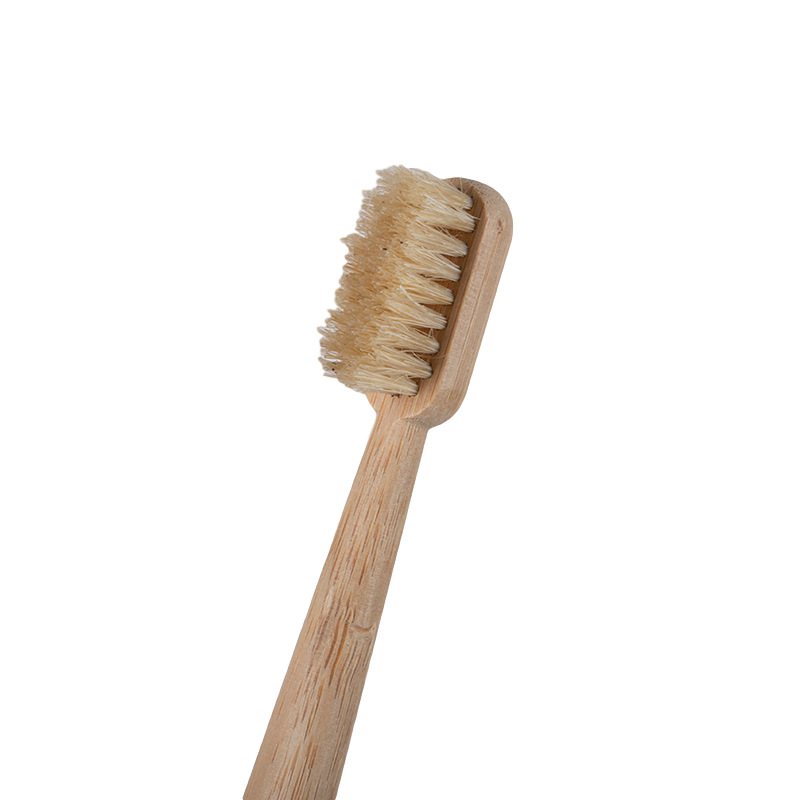 7パック堆肥化可能で生分解性の猪毛と竹製歯ブラシ - ゼロウ - Bamboo Toothbrush Set のレビューと価格