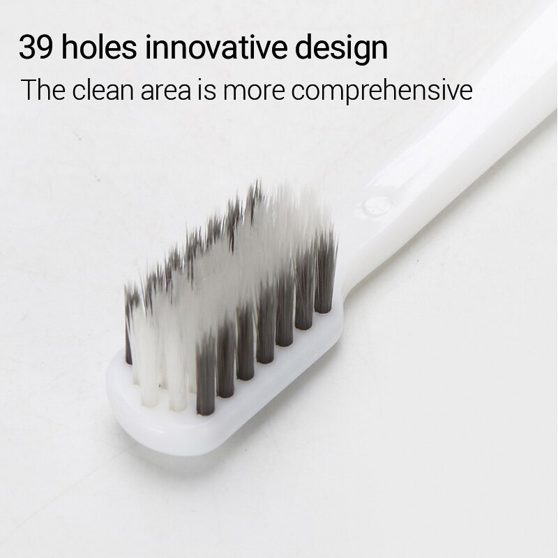 10個竹炭ブラシシルクソフト毛歯ブラシ,黒と白の男性と女性の - Bamboo Toothbrush Set のレビューと価格