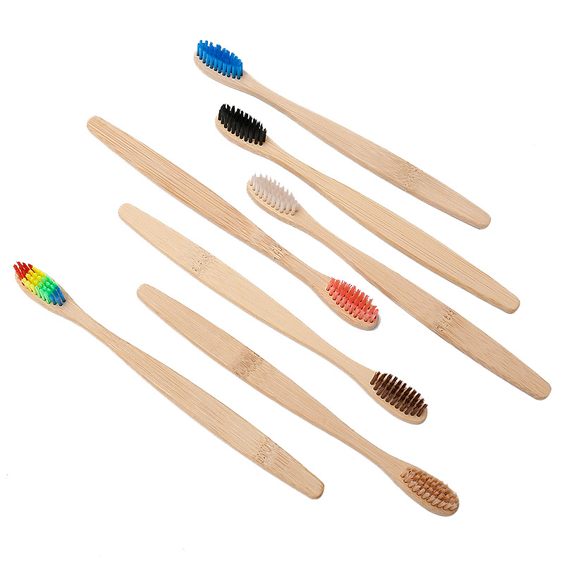 5/10/20/30 個カラフルな竹歯ブラシ柔らかい毛エコフ - Bamboo Toothbrush Set のレビューと価格