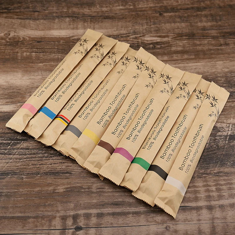 5-30 個竹歯ブラシ柔らかい毛歯ブラシ環境に優しい生分解性 - Bamboo Toothbrush Set のレビューと価格