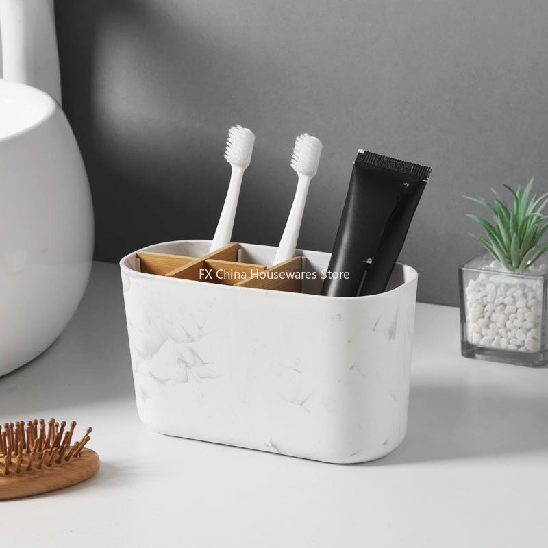 電動ブラシ用歯ブラシホルダー バスルームカウンターオーガナイ - Bamboo Toothbrush Set のレビューと価格