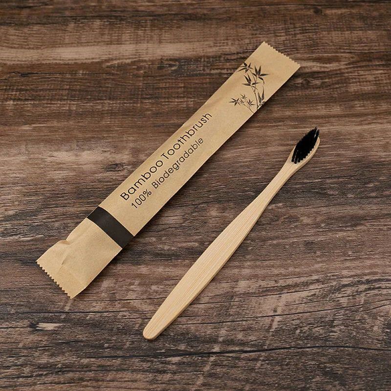 ランダムカラー 5/10本入り 竹製歯ブラシ 再利用可能 エ - Bamboo Toothbrush Set のレビューと価格