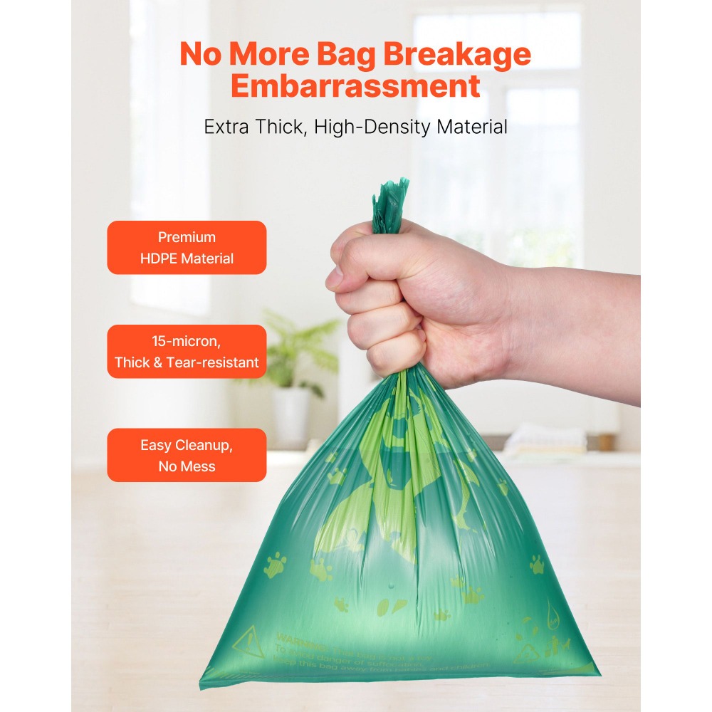 犬用うんち袋、270枚入り、13 x 9インチ、丈夫で厚いペ - Biodegradable Bin Liner のレビューと価格