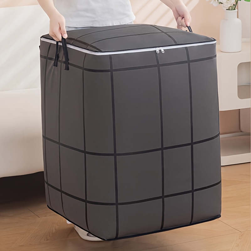 ジッパーとハンドル付きの大容量布製収納バッグ - 毛布、シー - Laundry Strip Eco のレビューと価格