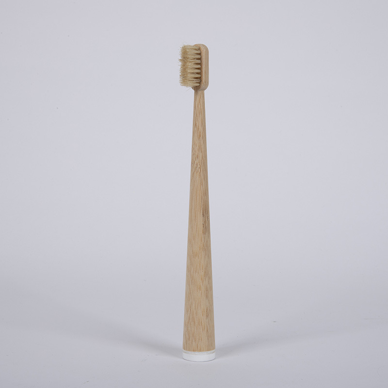 6パックの猪毛と竹製歯ブラシ、生分解性天然歯ブラシ、大人用口 - Bamboo Toothbrush Set のレビューと価格